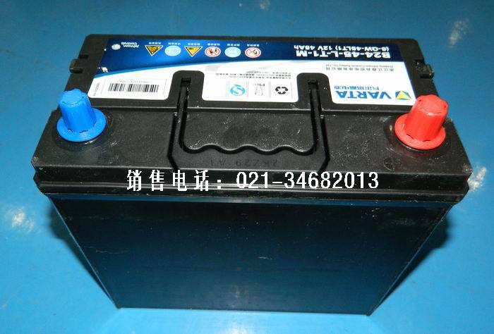 批发供应12v45ah瓦尔塔蓄电池反装6-qw-45l小型车电瓶微型车电瓶