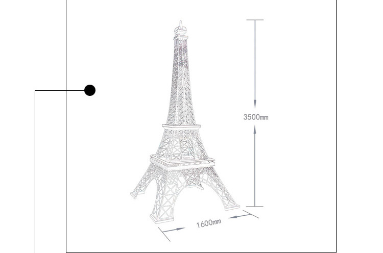 广东深圳【星工产】巴黎埃菲尔铁塔手工金属礼品工艺品酒店雕塑金属