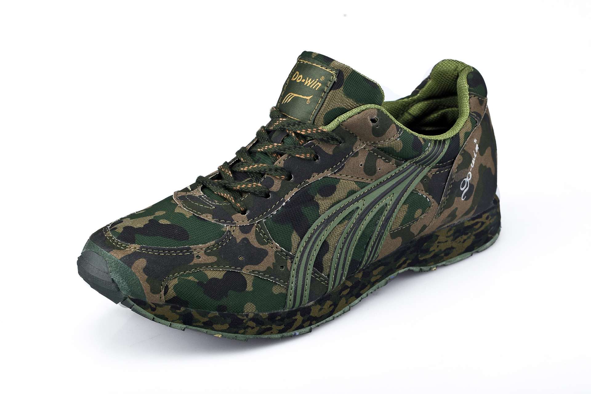 专柜正品 多威迷彩鞋2711ab部队军训鞋作训鞋 男女慢跑鞋马拉松