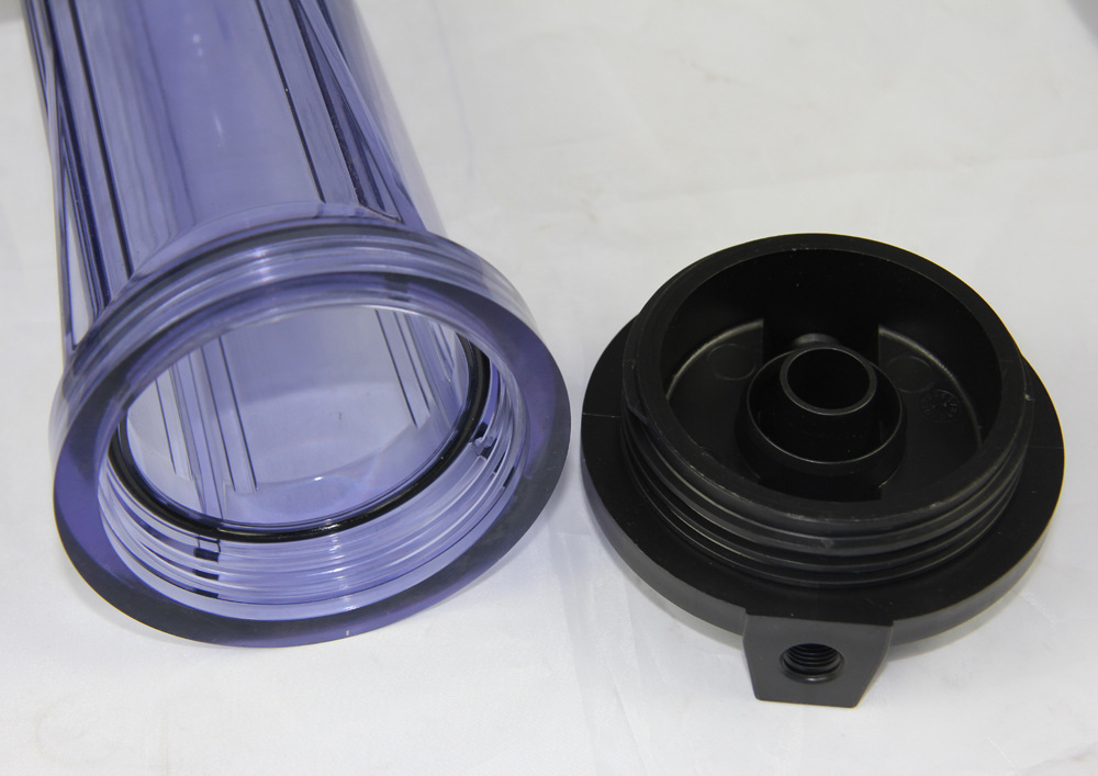 北京台湾cck滤瓶 净水机滤壳 10寸2分黑色盖子透明滤瓶价格 - 中国