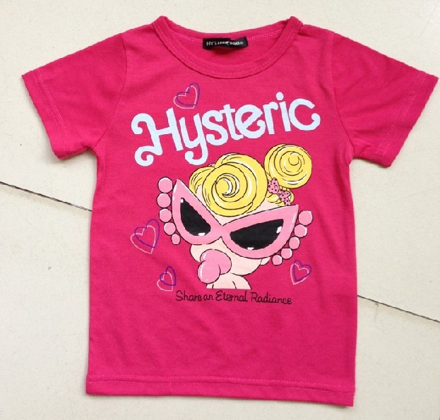 2014hysteric mini新款夏季黑超奶嘴 爆款短袖t恤童裝清倉批發49