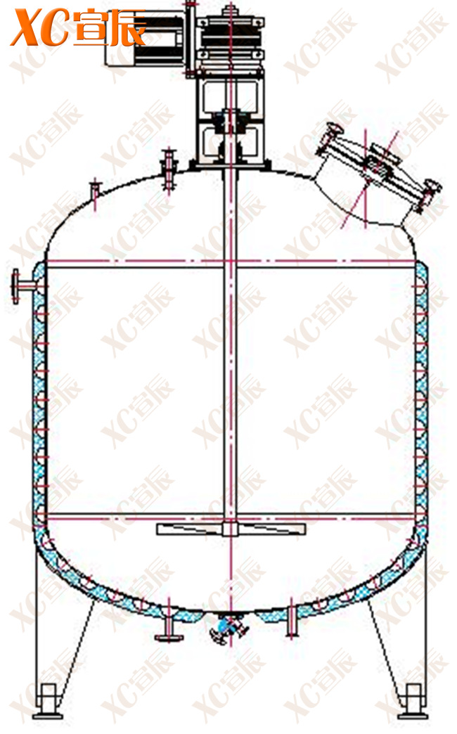 反应搅拌罐 不锈钢反应搅拌罐 304钢体反应搅拌罐 高速反应搅拌罐结构