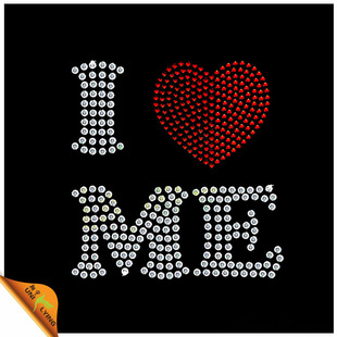 字母烫钻烫图图案 服饰服装烫钻烫图加工批发 热转印烫画烫图