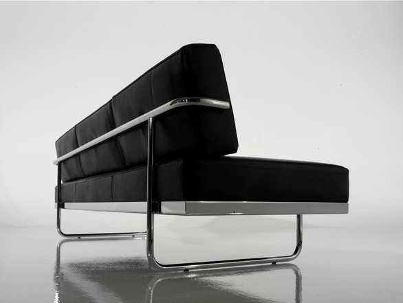 lc5 sofa柯布西耶时尚简约皮质三人位沙发 办公沙发会客接待沙发