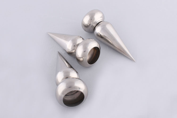 zm13 304不锈钢圆锥枪头/不锈钢枪头 护栏配件 防盗枪头 防攀爬