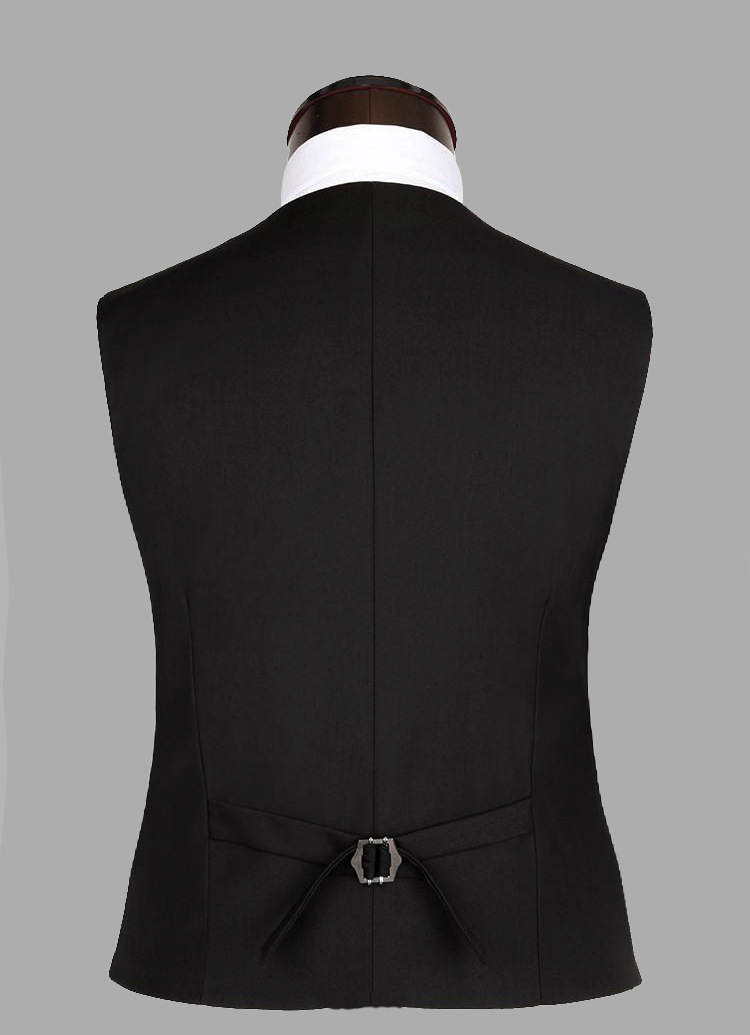 经典职业男装正装男士四扣双唇边商务马甲