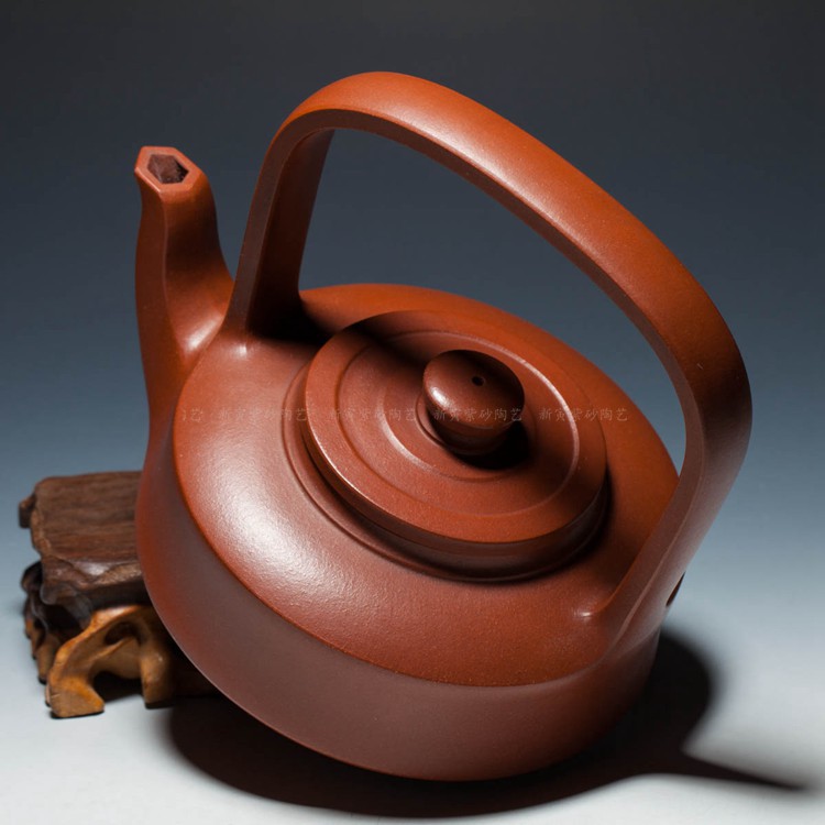 顾景舟款 【大提壁套壶】 700cc 一壶四杯 四托 底槽青泥