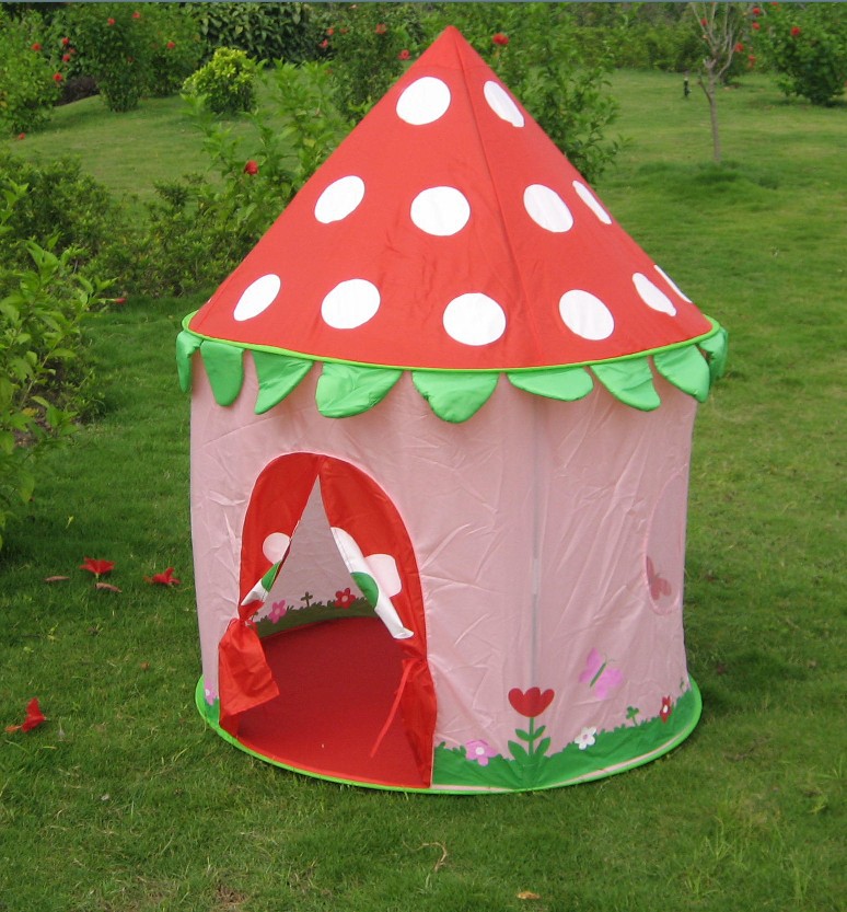 五洲风情批发 玩具屋蘑菇公主城堡优质儿童帐篷 kids castle tent