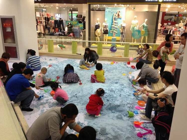 班趣火星沙 项目代理 大型沙池 室内沙滩 阳光沙滩 取代决明子