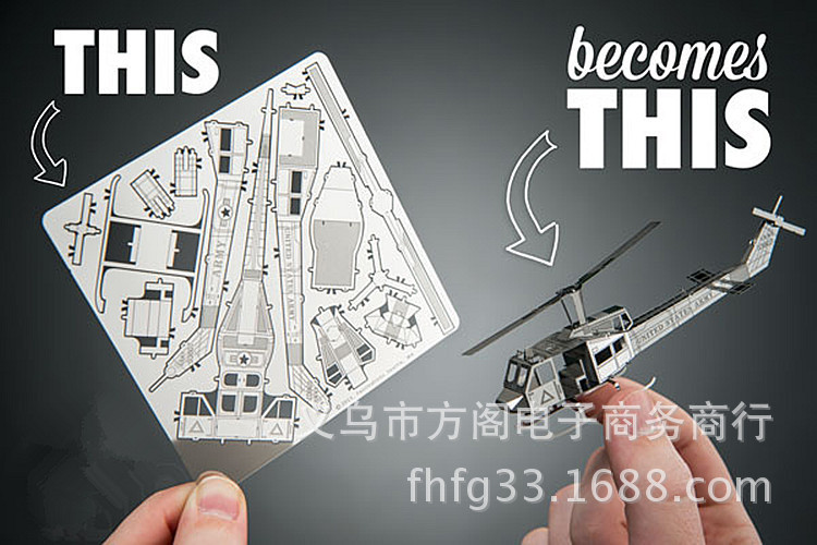 正品香港zoyo3d拼图 diy纳米金属 3d立体拼图 海盗船/摩天轮