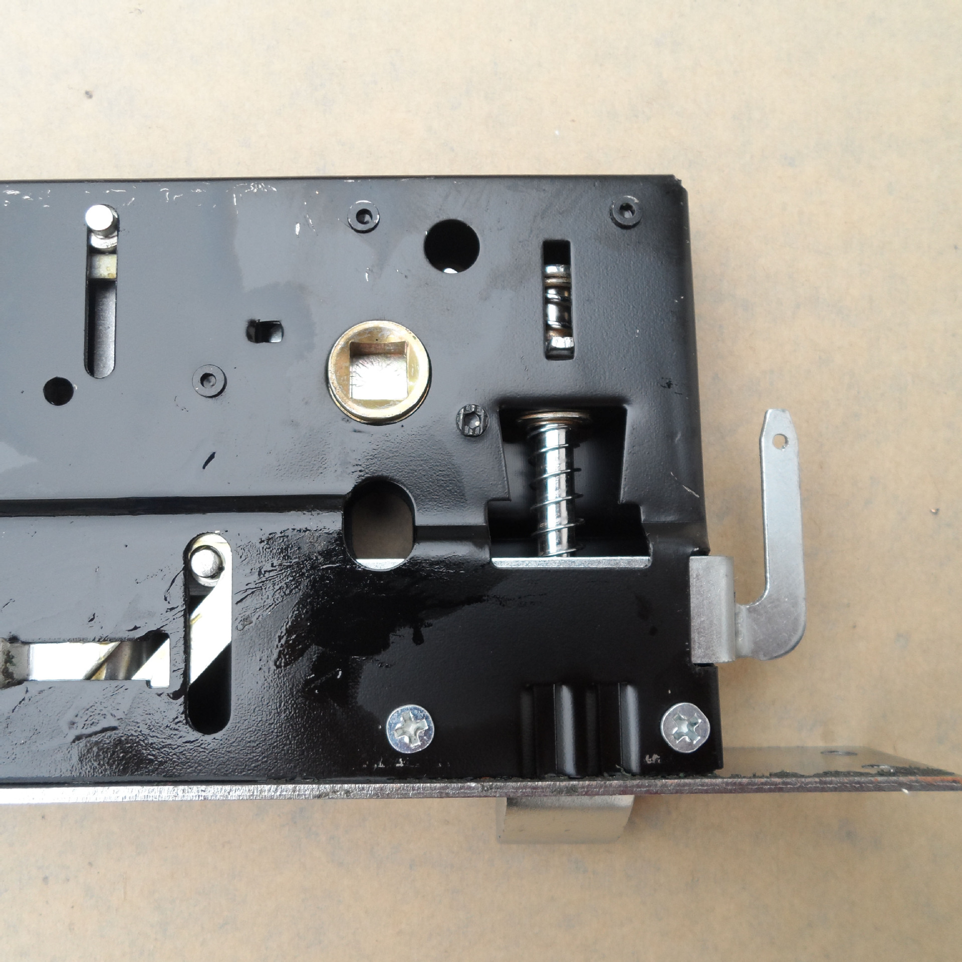 hy-k32铁带钩双快锁体 圆柱锁体 双快双活锁体 圆舌锁体 锁具配件