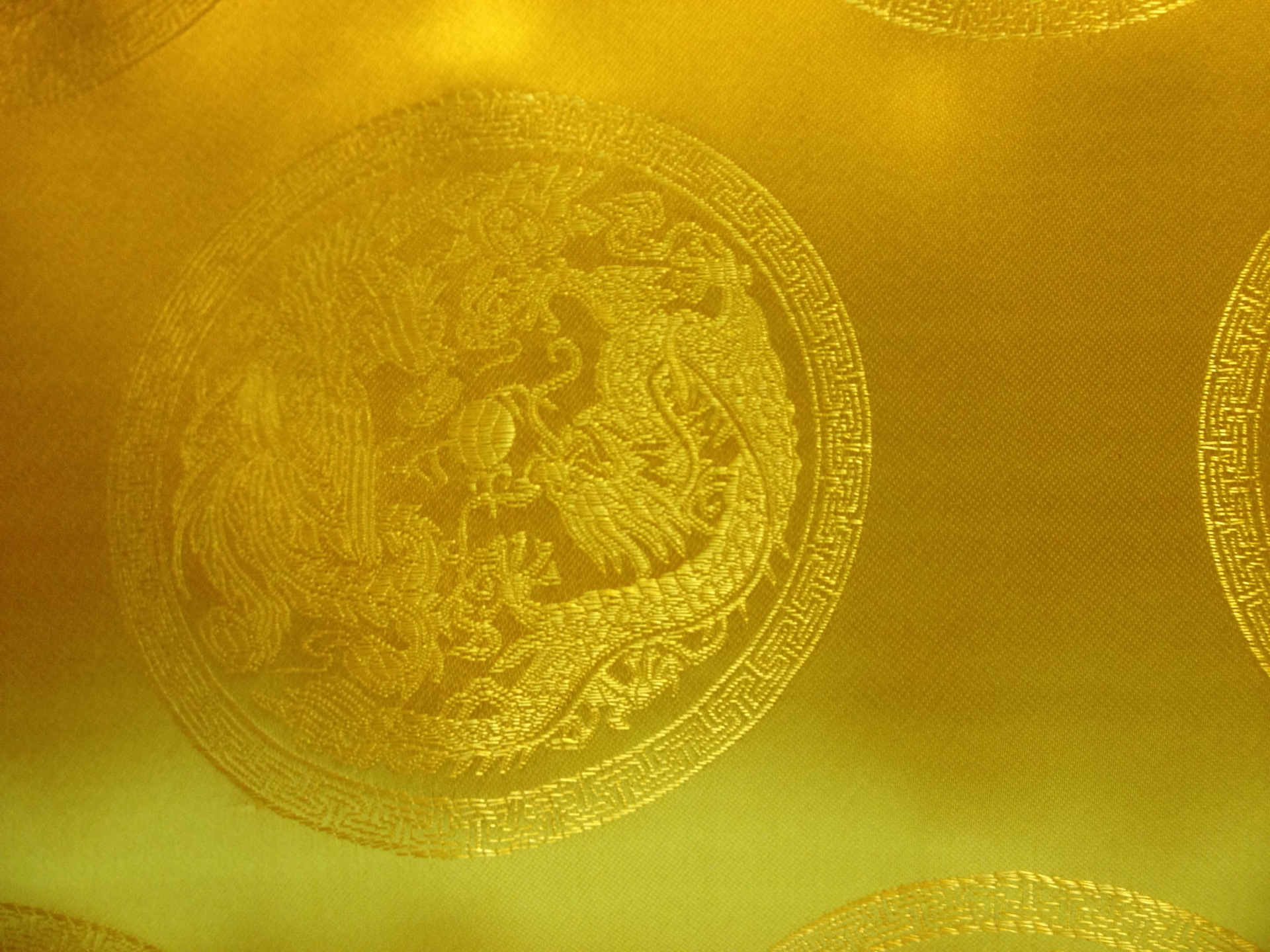 全人丝 幅宽90 织锦缎 唐装面料 包装布 靠垫图片_4