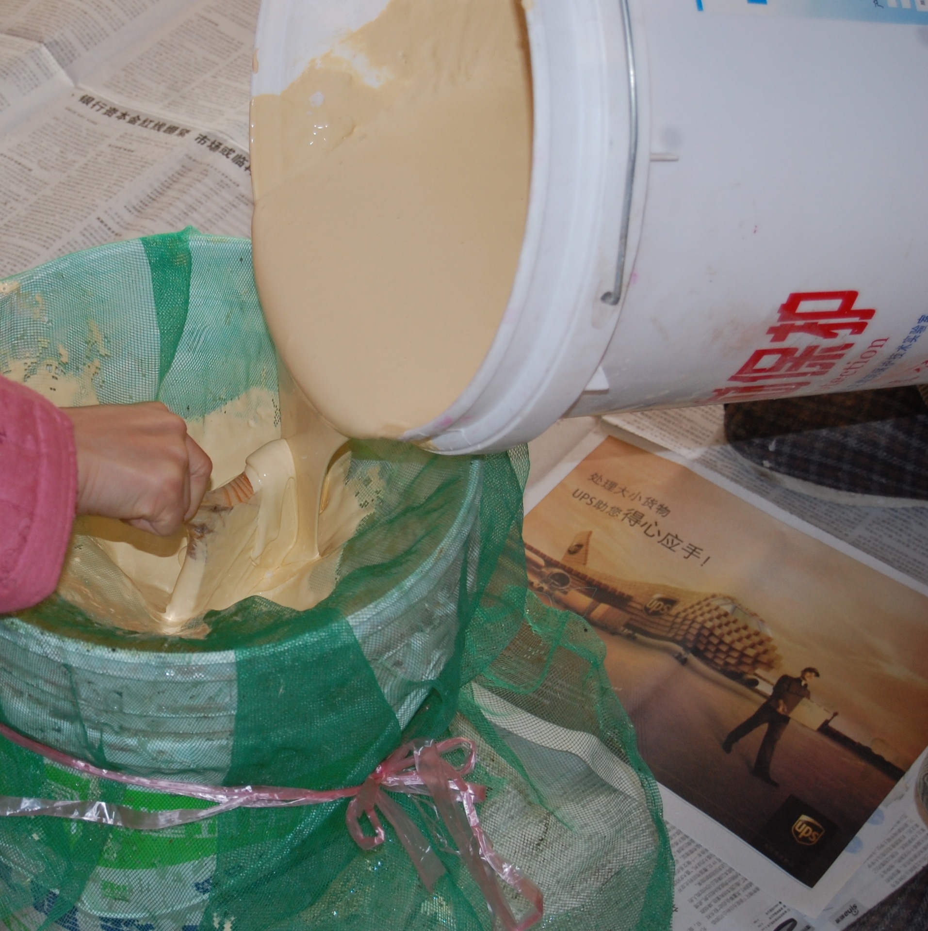 【厂家直供】室内室外装饰翻新用石灰涂料 石灰膏可以调色 零voc