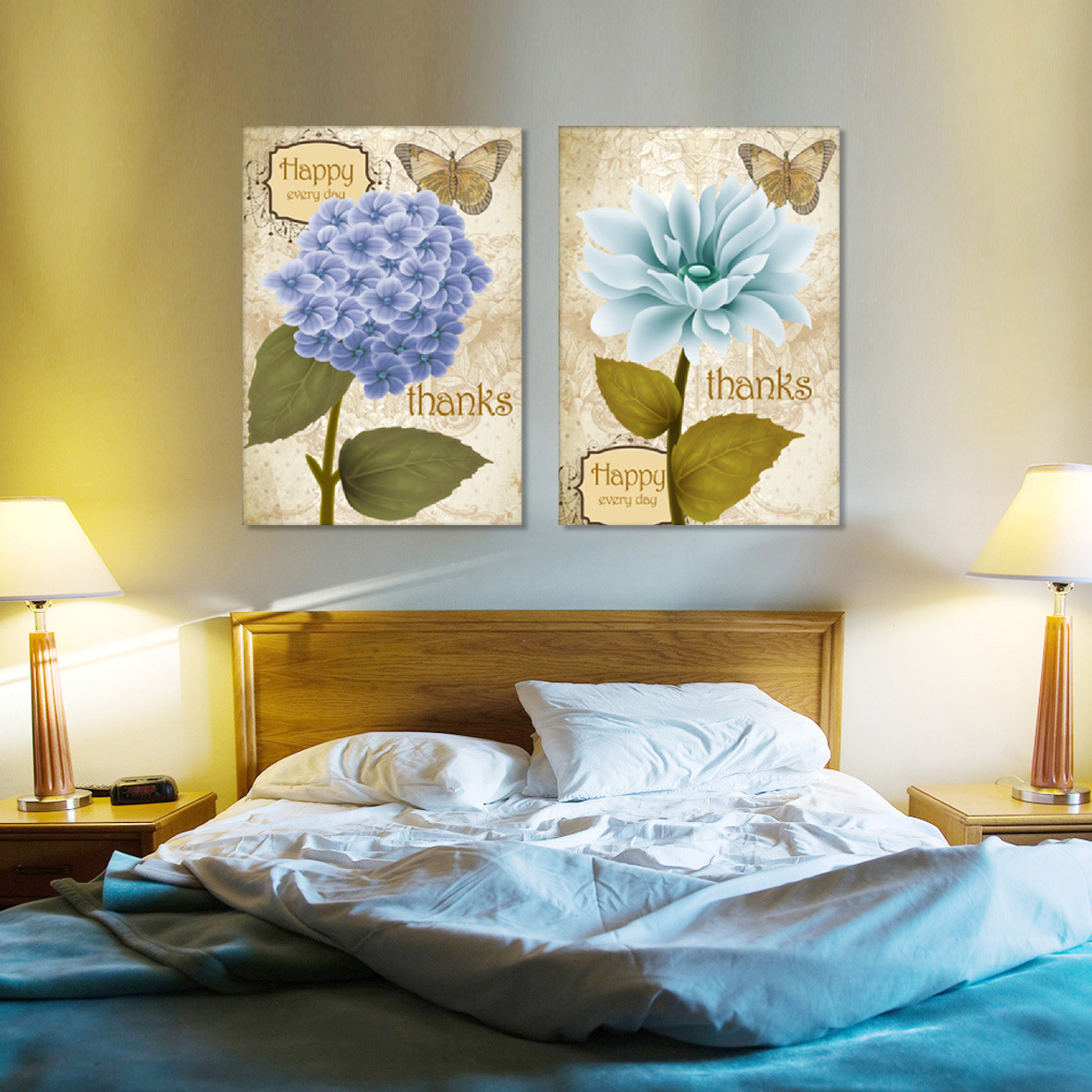 艺美数码 现货供应竖款无框画装饰墙画 居家唯美款爆款画面清晰