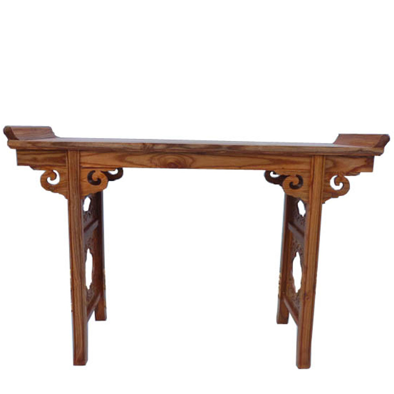 明清中式家具 仿古榆木家具雕花供桌 专业仿古家具可定制
