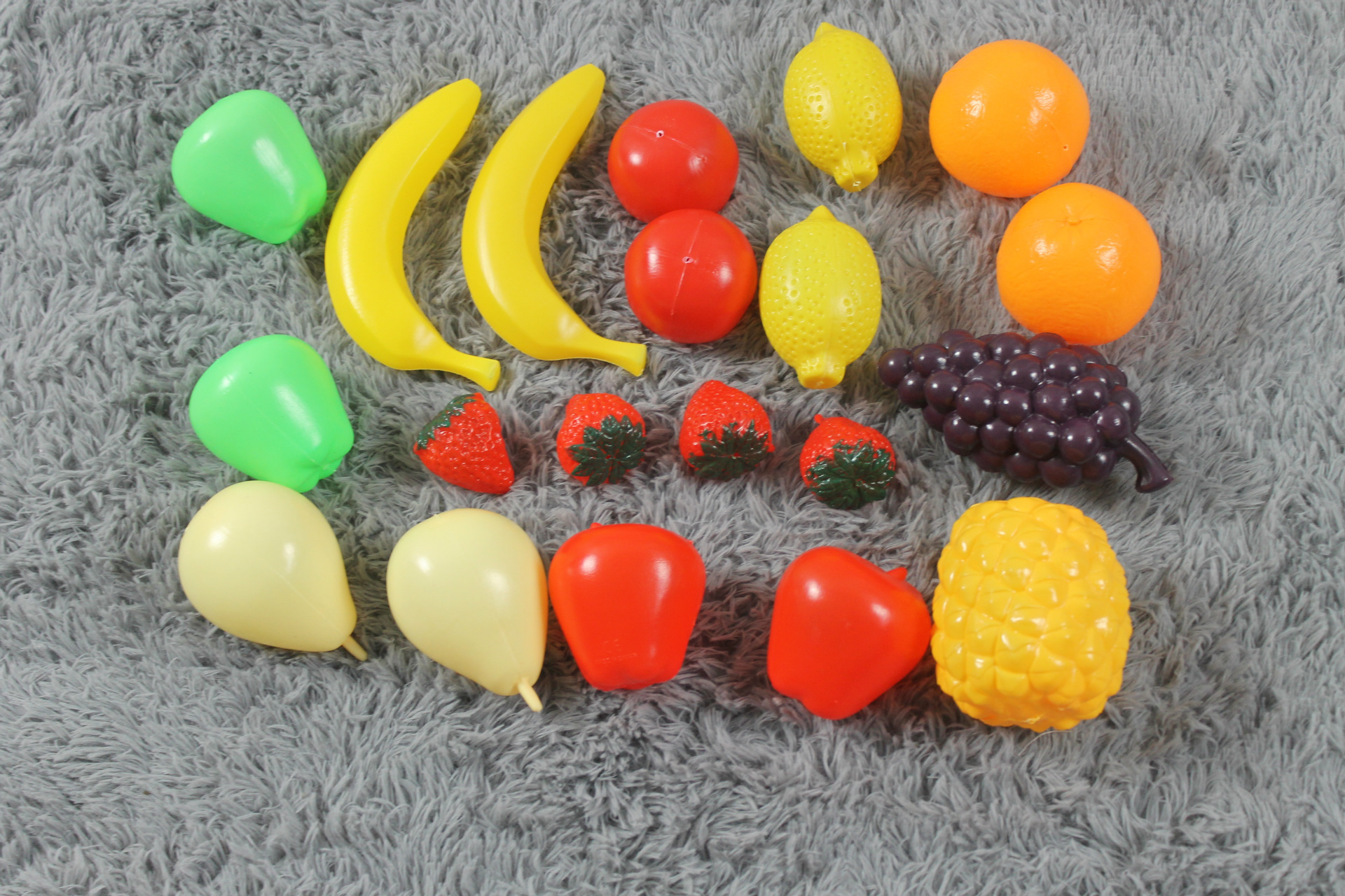 环保材质仿真水果 儿童过家家玩具 幼儿园教学用品