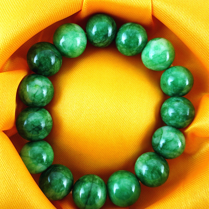 浙江金华寒玉手链 时尚天然宝石手链 寒玉手串义乌小饰品批发元店混批