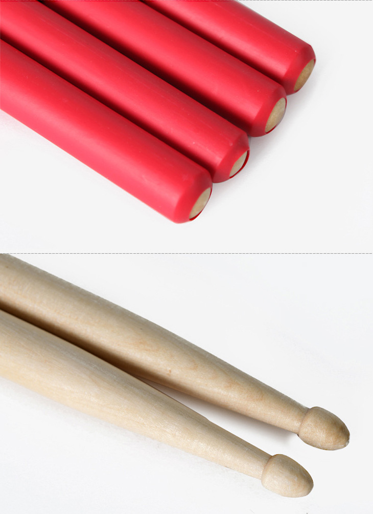 圣菲santafe 优质枫木防滑对装鼓棒 鼓槌 多色可选 架子鼓鼓棒图片_13