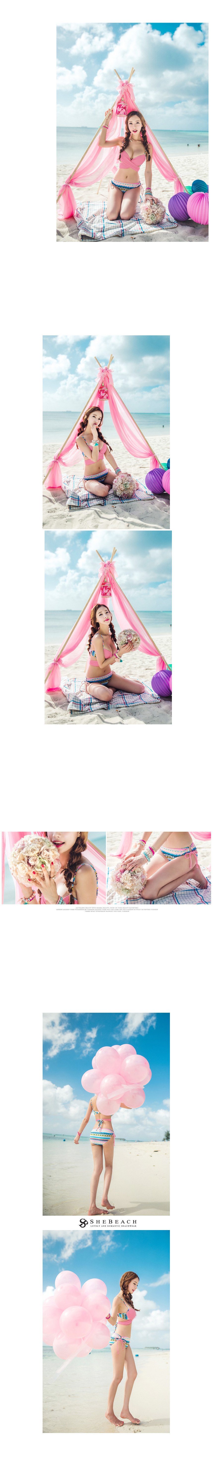 【伙拼】7色糖果色bikini 韩国分体比基尼女小胸聚拢钢托泳衣批发