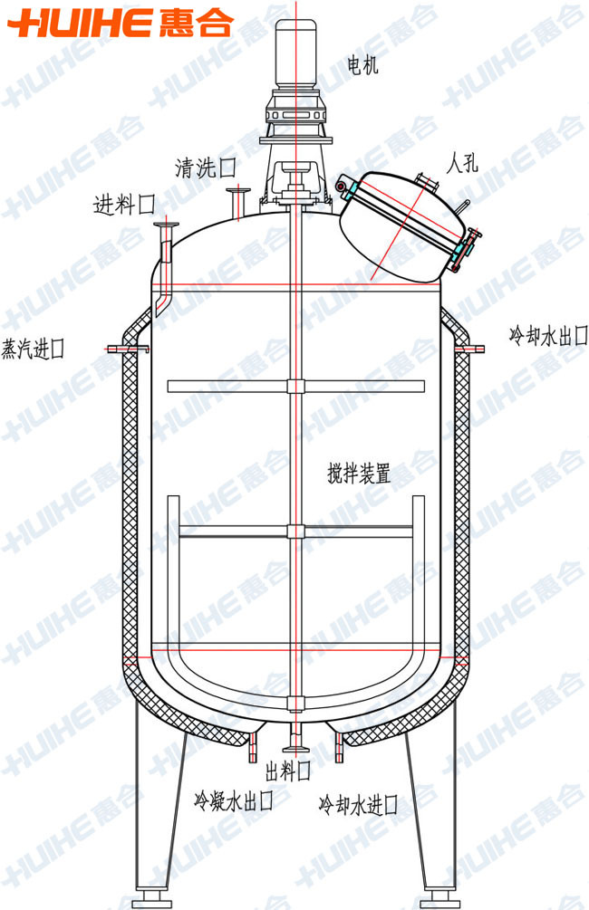 大型发酵罐 通风发酵罐 机械搅拌发酵罐 恒温发酵罐