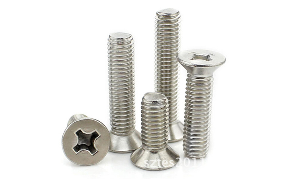 热销304沉头十字螺丝 gb819平头十字螺丝 m5 规格齐全