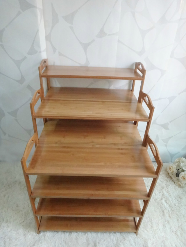 全竹鞋架 多功能鞋架 组合鞋架 创意简易平板鞋架创新多层鞋架