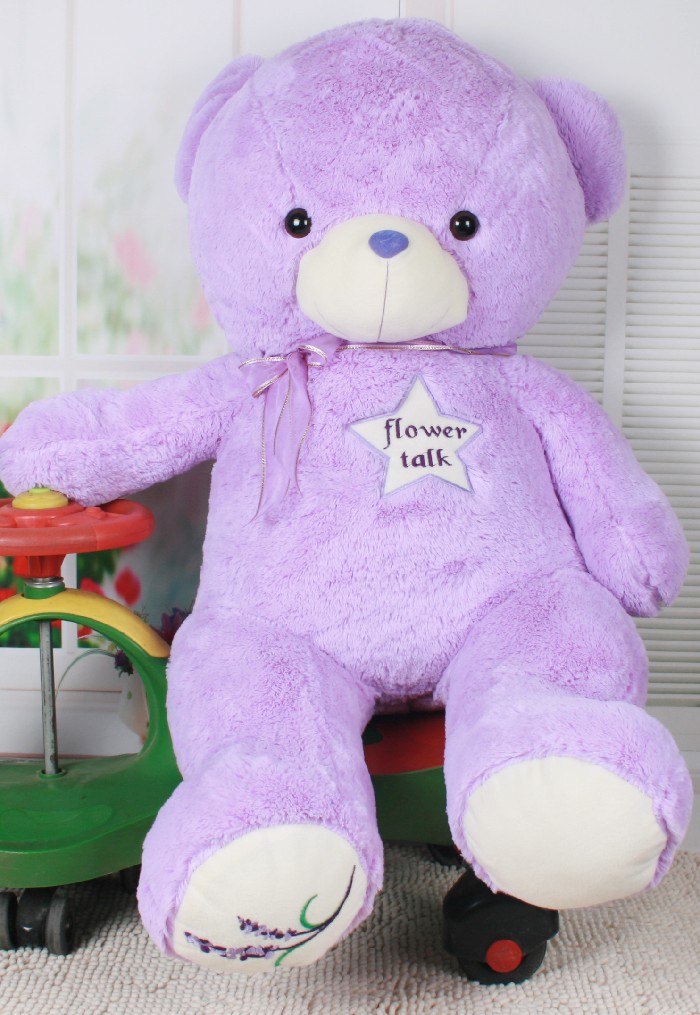 厂家批发泰迪熊公仔 紫色抱抱熊毛绒玩具抱抱熊情人节女生日礼物