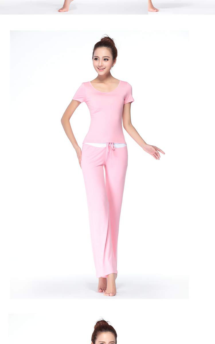 瑜伽服 春夏舞蹈健身服套装 时尚热卖爆款瑜珈服套装练功服女