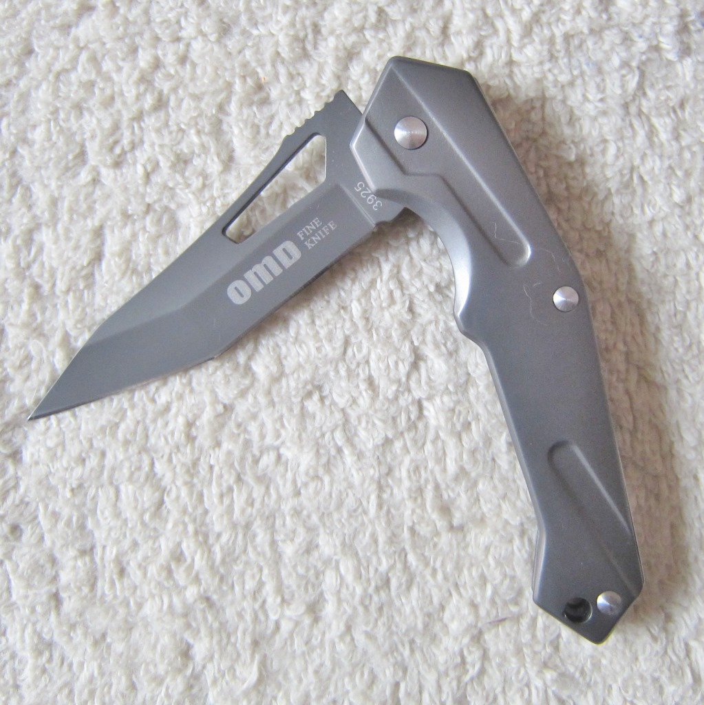 代理欧美达3925 野营生存刀具 不锈钢折叠刀 户外刀具 硬度小刀