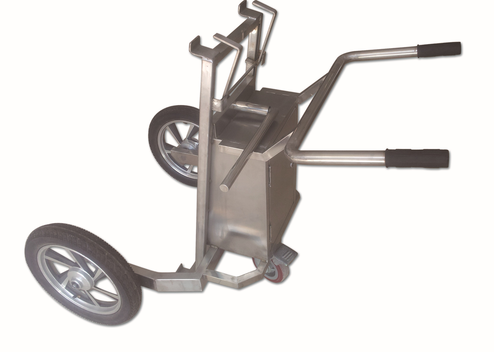 不锈钢垃圾收集车环卫垃圾收集手推车 环卫专用手推车