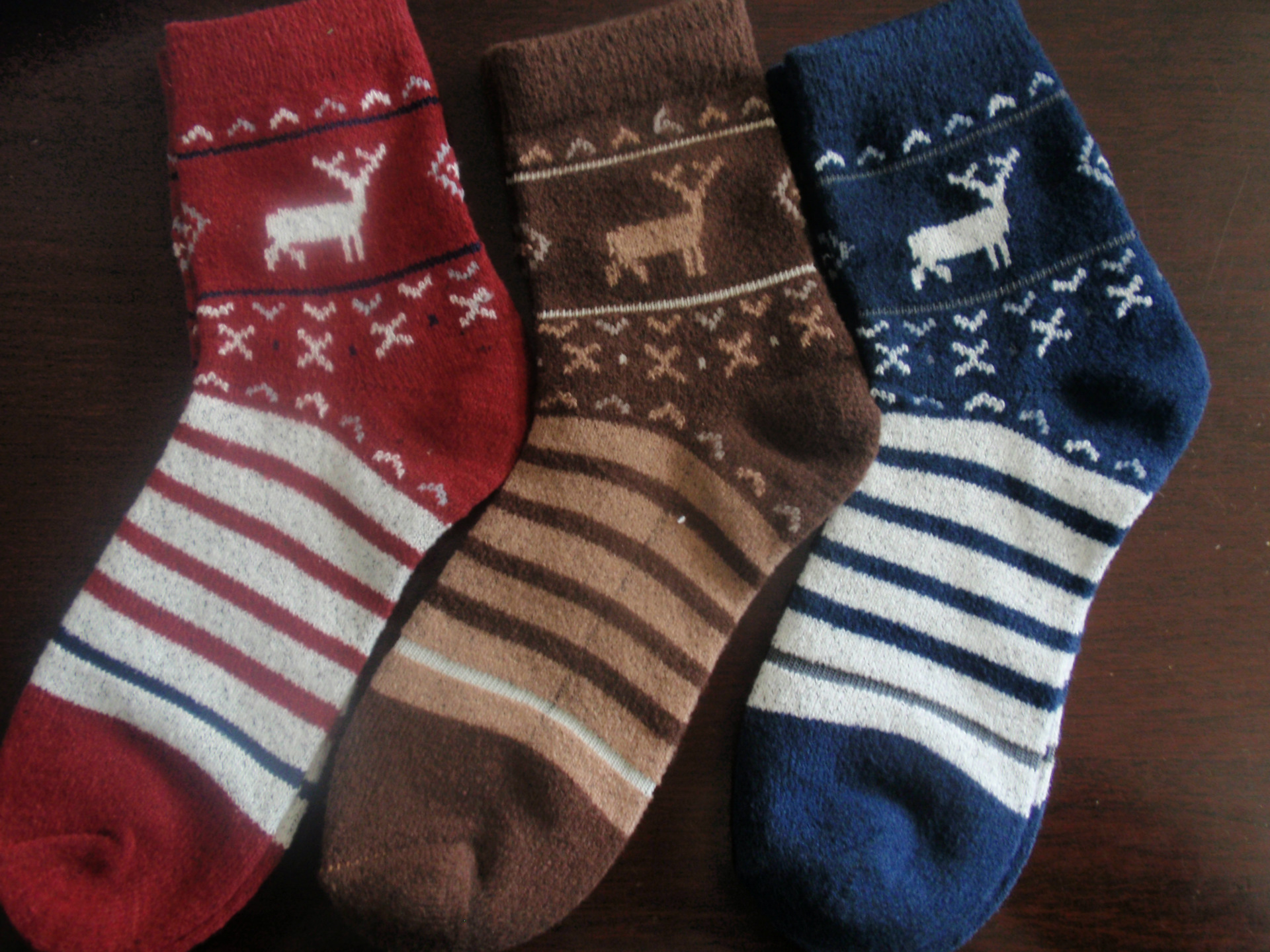 太湖绒提花袜子