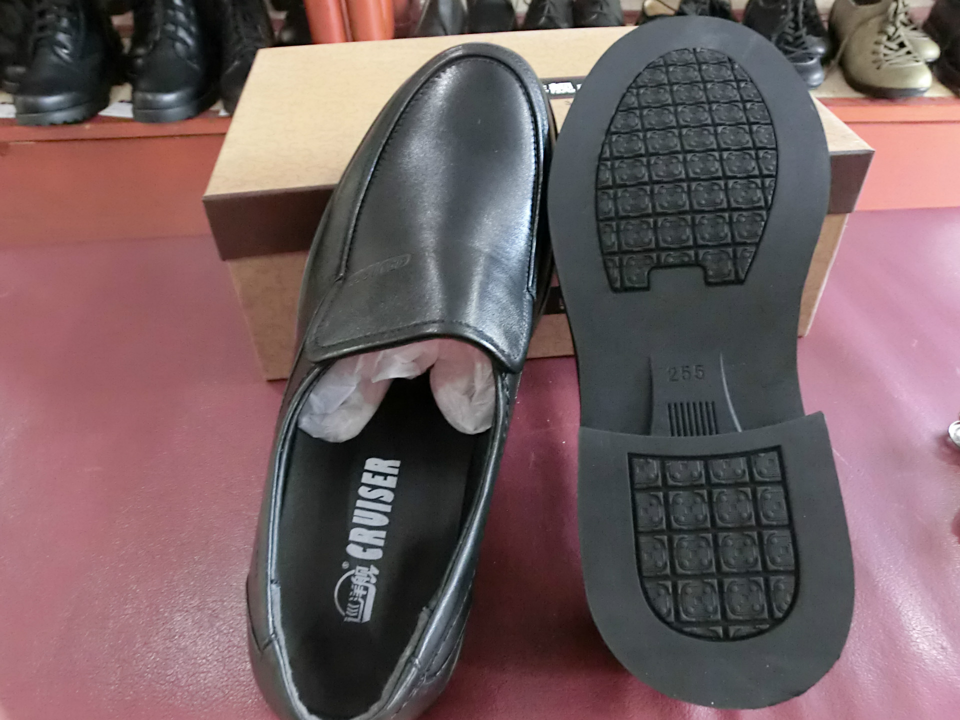 3513厂巡洋舰制式皮鞋 配西.