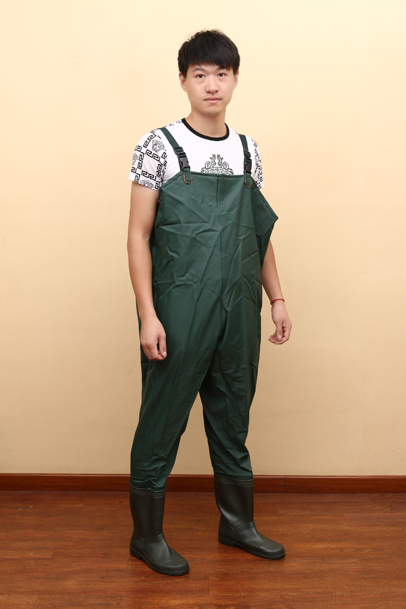 新款 男士半身下水裤 橡胶防水防虫捕鱼裤 雨裤厂家批发