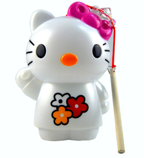 厂家批发 手提灯笼kt猫led灯储钱罐 卡通 灯光柔和 节能 地摊热销