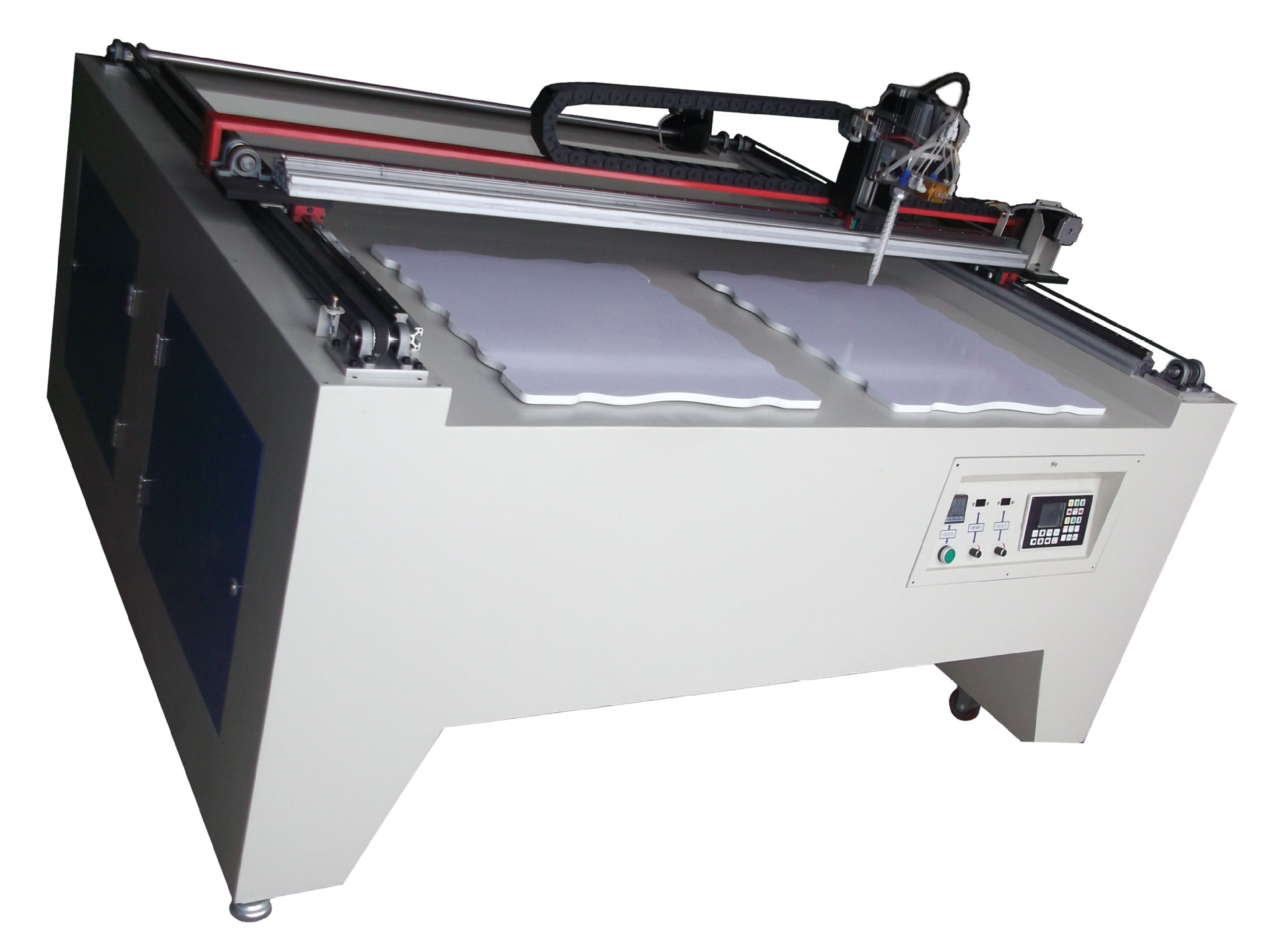 圣博尼大韩水晶版画涂胶机点胶机水晶板画制-其他印后加工设备