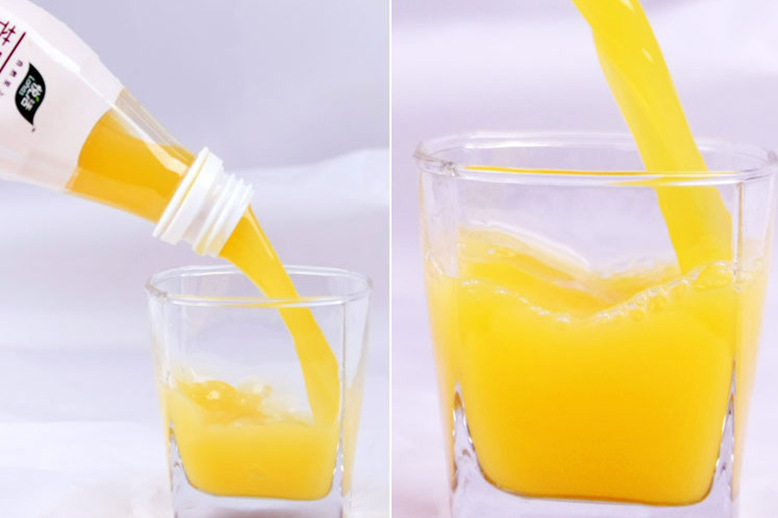 中粮 悦活u格 乳酸菌果汁饮品 柠檬芒果水蜜桃 一瓶350ml