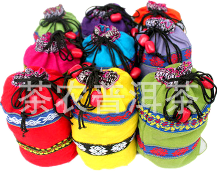 七彩云南少数名族手工艺迷你布袋,每件20个,含7个色,发货颜色随机