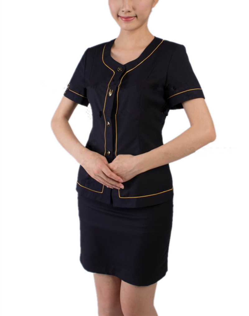 中国移动工作服|移动公司制服|中国移动营业员夏装(上衣 西裙)