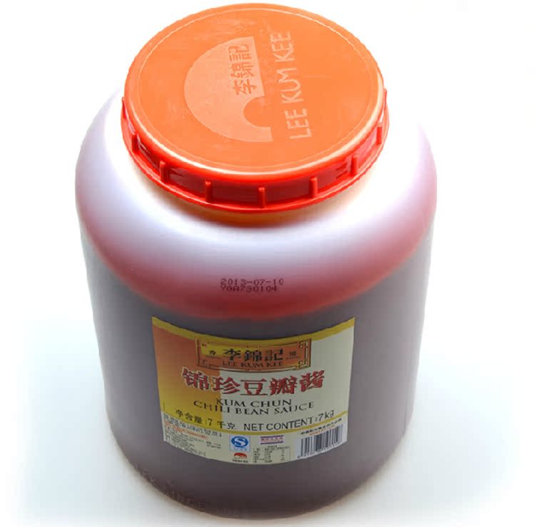 李锦记锦珍豆瓣酱7kg实惠大桶装豆瓣酱饭店专用炒菜豆瓣酱