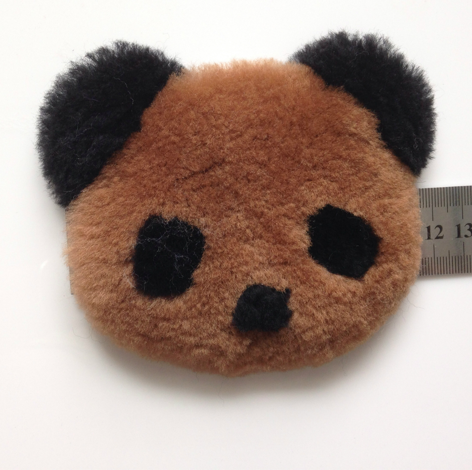 2014新款鞋辅料羊毛皮草熊猫头皮毛配饰 图片_高清大图 - 阿里巴巴