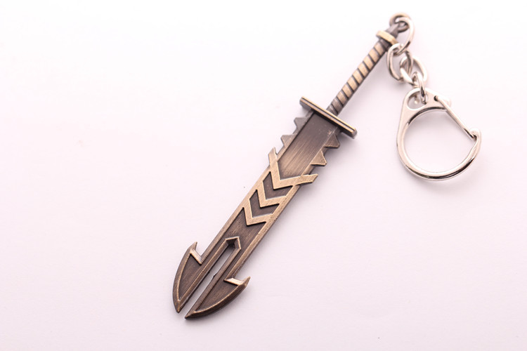 lol英雄联盟周边 德玛西亚皇子嘉文四世 武器钥匙扣 外贸热销批发