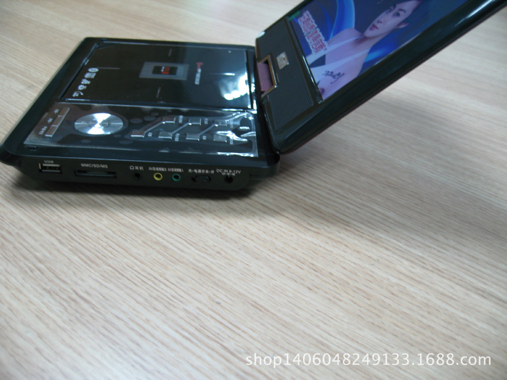 原装正品 9寸王牌移动dvd 便携式evd影碟机带电视 支持一件代发
