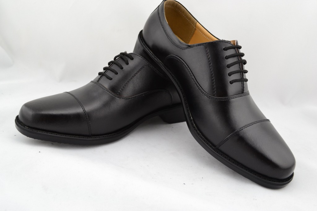 07a校尉常服三接头商务皮鞋真皮男士低帮皮鞋一件代发