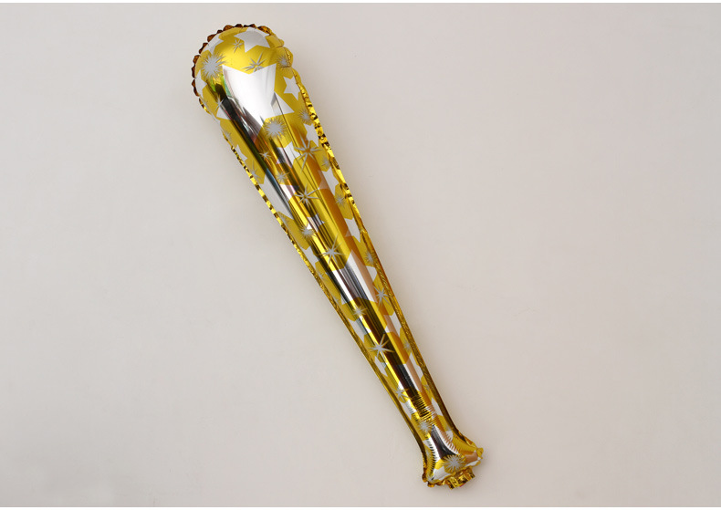 大号打击棒铝膜气球加油棒击打棒 卡通打击棒气球 棒槌铝箔气球