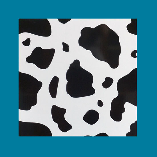 武峰塑业出口奶牛花纹覆膜pvc吊顶塑料扣板60cmx60cm