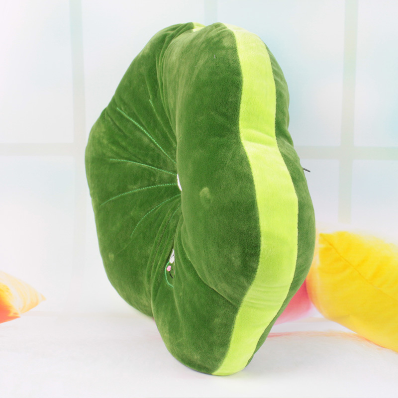 新款荷叶抱枕 个性音乐抱枕批发 午睡枕毛绒抱枕