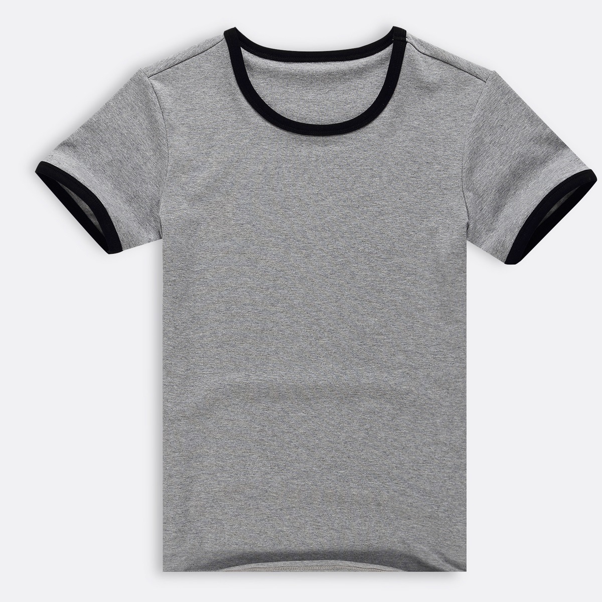 2014新款夏季全棉纯色男式短袖t恤 男士韩版体恤衫 男装一件代发