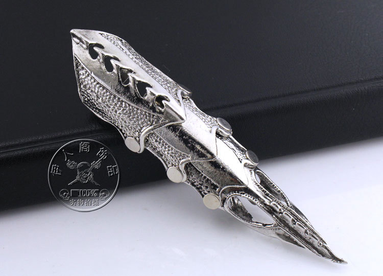 rj81摇滚舞台乐队朋克cosplay关节长尖戒指指套 吸血鬼杀马特