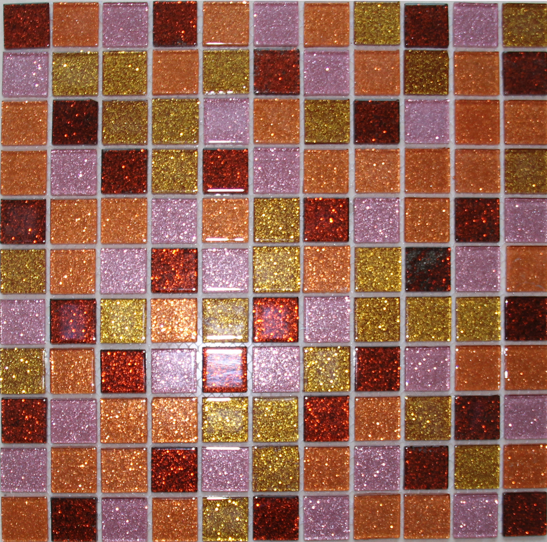 新品上市 欧式现代环保珠光马赛克 通用幻彩玻璃镜面马赛克图片_22