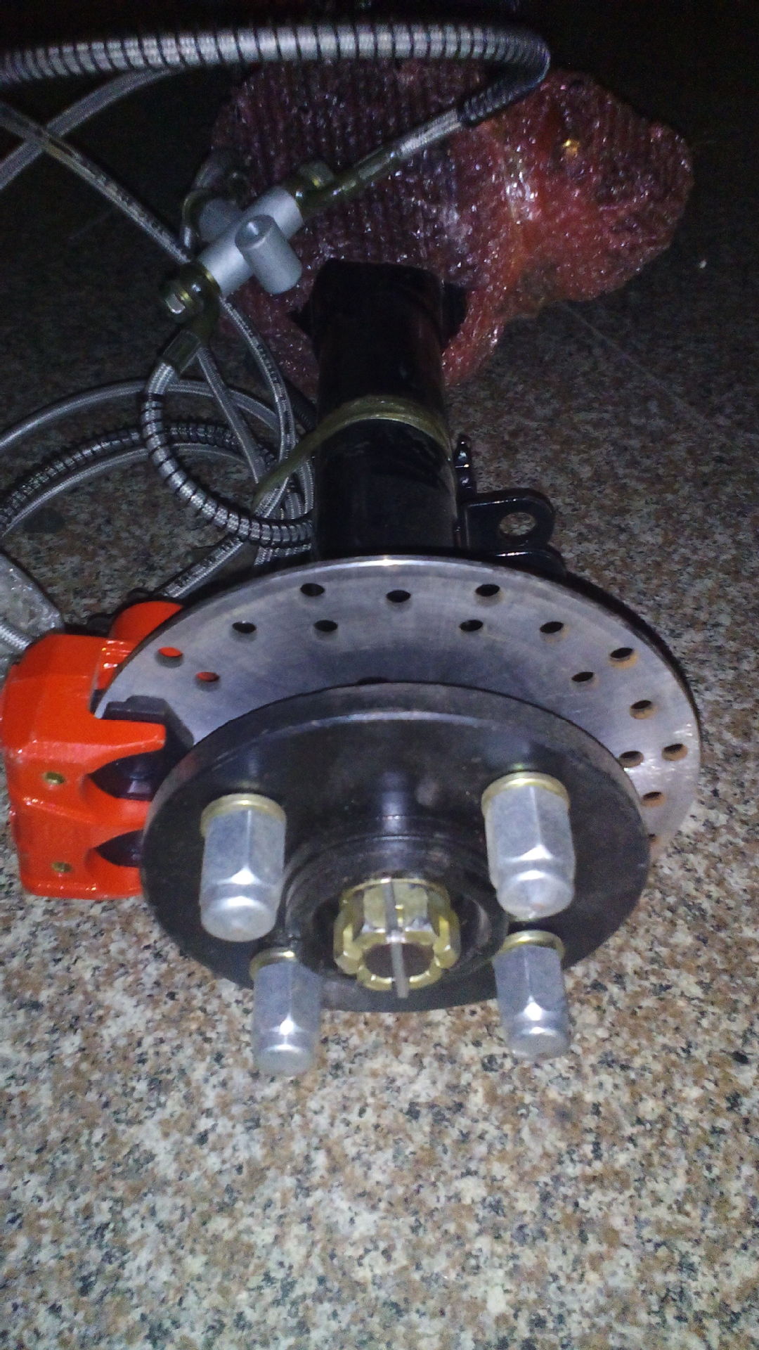 浙江一体碟刹双钢板后桥 载货型大三轮车专用 刹车性能好安全可靠